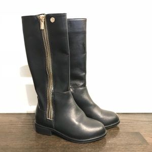 Toddler Stuart Weirzman black boots, size 9